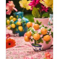 Vaas Sinaasappelboom Roze Kersten