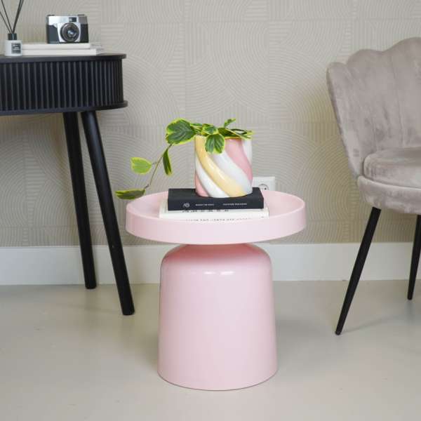 Bijzettafel Pion Lichtroze 43cm Housevitamin