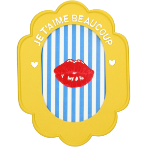 Fotolijst JE T'AIME BEAUCOUP Geel 