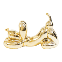 Beeld Ballonhond Spelend Goud Housevitamin