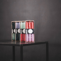 Kaarsen rood-roze Housevitamin