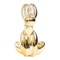 Beeld Ballonhond Zittend Goud Housevitamin