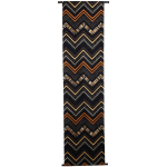 Wanddoek Gestreept Terra 56x178cm