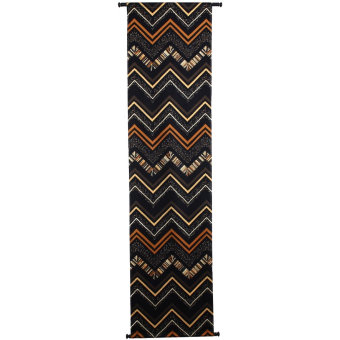 Wanddoek Gestreept Terra 56x178cm
