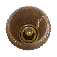 Tafellamp Led Lipa Bruin Glas 27cm 