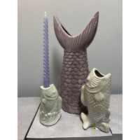 Vaas Vis Ivoor 22cm Kersten