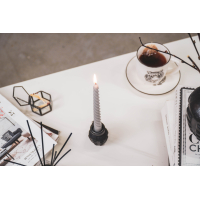 Kaarsen Twisted Grijs Housevitamin