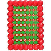 Fotolijst Kralen roze 10x15cm