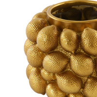 Vaas Citroen Lemonvaas Antiek Brons 18cm Light&Living