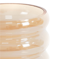 Vaas  Glas Bobbel Amber 12,5x25cm Housevitamin