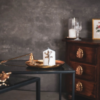 Deurknop Monstera Blad Goud set van 2 Housevitamin