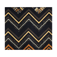 Wanddoek Gestreept Terra 56x178cm