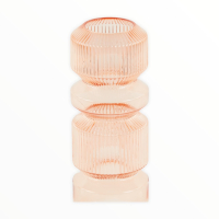 Vaas Glas Perzik Josia 35cm Light&Living 