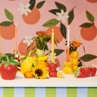 Vaas met Sinaasappels Orangevaas 18,5cm Kersten