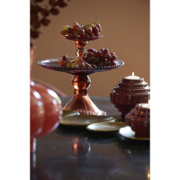 Etagere serveerschaal Buronda Rood, Roze Light&Living