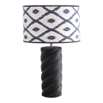 Lampenvoet Twisted Candy Zwart 28cm Housevitamin