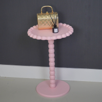 Side Table Rond Lichtroze 55cm