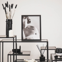 Poster: "FUCK OFF" A3 Zwart/Wit Housevitamin