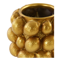 Vaas Citroen Lemonvaas Antiek Brons14cm Light&Living