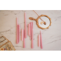Kaarsen Twisted Roze Housevitamin