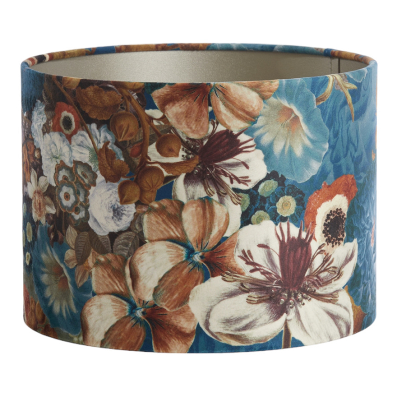 Lampenkap Bloom Blauw 25x18cm