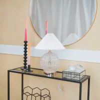 Lampenvoet Bolvormig Crystal Transparant 19x20cm Housevitamin