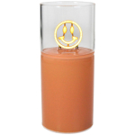 Smiley lamp LED oranje