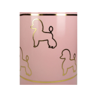 Pot met Poedels Roze goud 30cm Kersten
