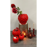 Kandelaar Aguma Rood 23cm Light&Living