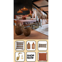 Kussen Ranish Gestreept 30x60cm Light&Living