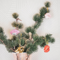 Kerstornament Lippen lichtroze