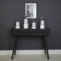 Side Table Zwart 100x33x76cm Housevitamin