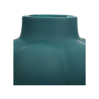 Vaas Petrol Groen Rond 12x17cm Kersten