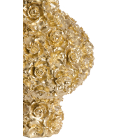 Vaas Gyula Goud met bloemen 62 cm Light&Living