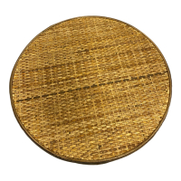 Bijzettafel Canya Rond Hout Donker 39cm