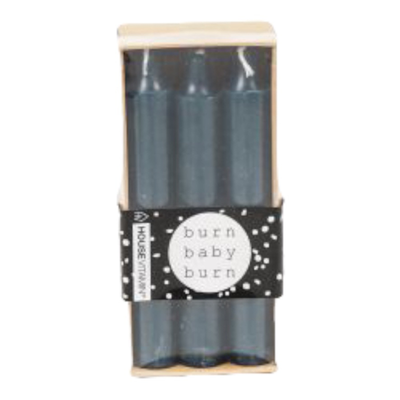 Kaarsen donkerblauw Housevitamin