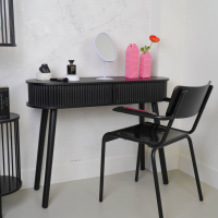 Side Table Zwart 100x33x76cm Housevitamin