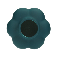 Vaas Petrol Groen Rond 12x17cm Kersten