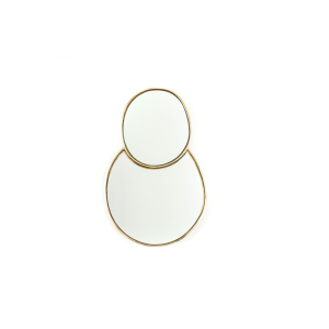 Spiegel Duo rond goud Housevitamin 