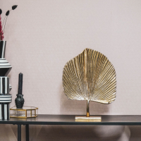 Ornament Blad op voet Goud Housevitamin