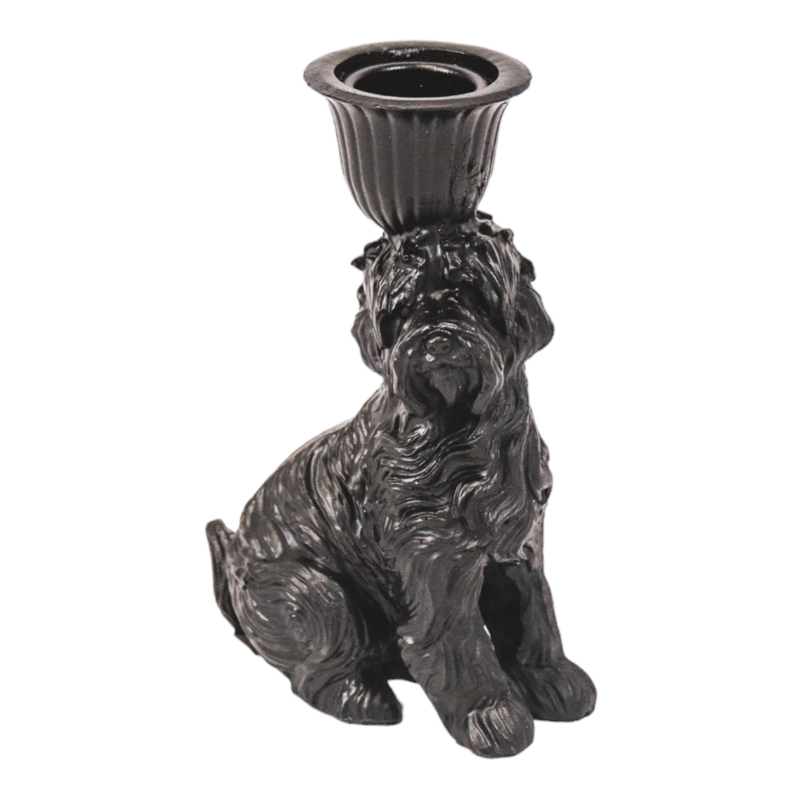 Kandelaar Labradoodle Hond Zwart