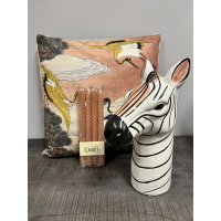 Kussen Vogels Jungle Velvet 45x45cm Kersten