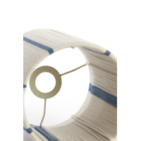 Lampenkap Medan Creme-Blauw 20x30cm Light&Living