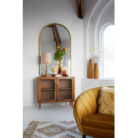 Vaas Livon Bruin Glas 44,5 cm Light&Living