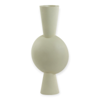 Vaas Kavandu Licht Grijs Metaal 81cm Light&Living