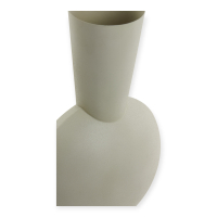 Vaas Kavandu Licht Grijs Metaal 81cm Light&Living