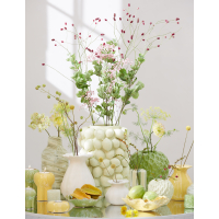 Vaas Aardbeien Strawberry Groen 14,5cm Light&Living