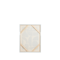 Muurdecoratie Caldera Blauw Creme 60x80cm Light&Living