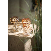 Waxinehouder Havana Licht Oranje 12,5x8,5cm Light&Living