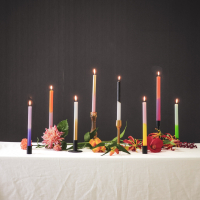 Kaarsen Dipdye Pink/Yellow Housevitamin